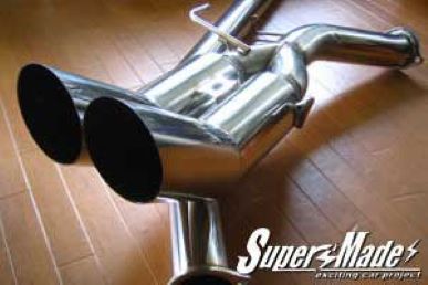 Super Made VIP Type All Stainless Muffler For Silvia S13 / S14 / S15