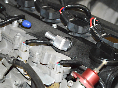 Tec-Art's AE86 Blow-by Hose Adapter (for 4AG20 valve head)