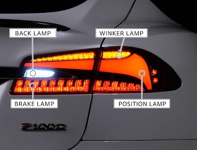 Valenti [Official shop exclusive color] Tesla Model S LED tail lamp ULTRA OEA sequential flowing turn signal   Safety standard compliant E mark acquired