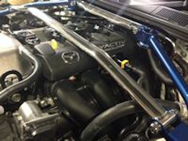 Tuckin 99 Front Tower Bar & Genuine Cowl Panel Set for ND Roadster