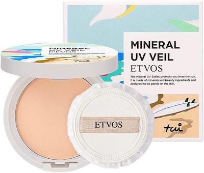 ETVOS SPF 45 PA+++ 7g Sunscreen Pressed Powder Mineral UV Veil