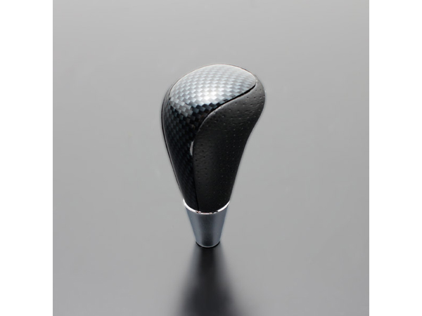 Origin Labo - Hiace 200 Combination Shift Knob Carbon Style - Dark Grey Punching Leather