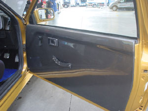 Bee R AE86 Levin Trueno carbon lining driver side