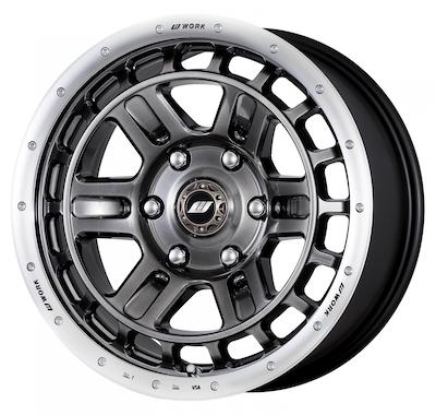 WORK WHEELS CRAG T-GRABIC Ⅱ - 15 / 16 / 17 Inch