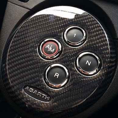 THREE HUNDRED ABARTH Carbon Shift Switch Panel