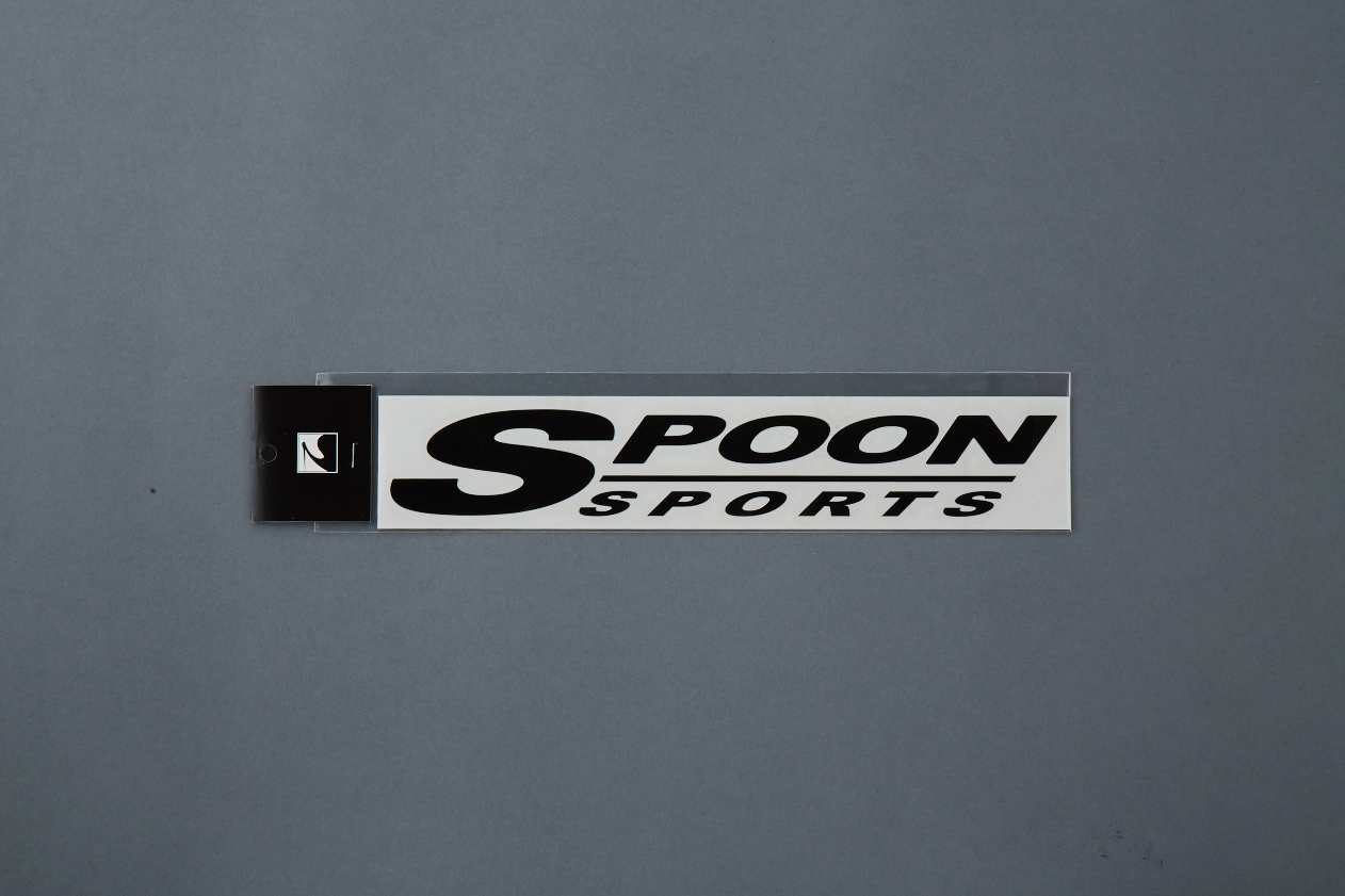 SPOON SPORTS LOGO DIECUT STICKER BLACK  ALL-90000-B21