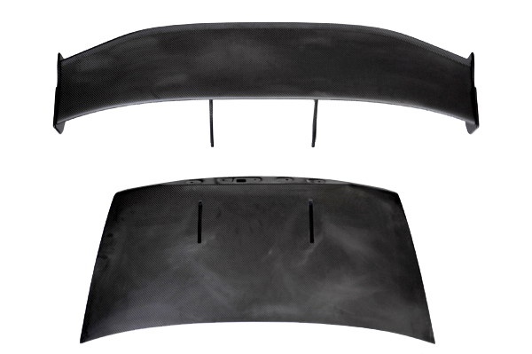 ASM S2000 I.S.Design Rear Wing GT-09＋Dry Carbon Trunk Set