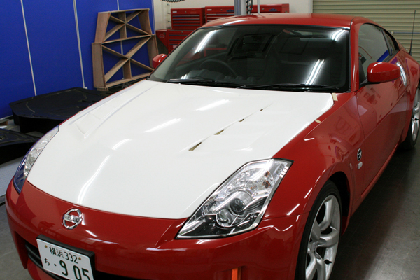 ASM I.S.Design 350Z Aero Bonnet - FRP