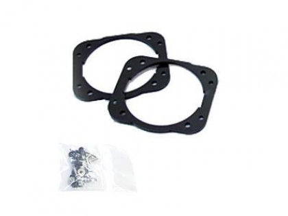 JAOS Front Sports Cowl Fog Lamp Bracket Set for Type 5 and Later Jimny JB23 Series