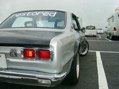 Restored Skyline K/GC10 Rear Panel