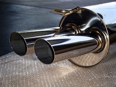 Jenesis DR30 Skyline RS NA car stainless steel double muffler