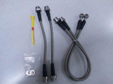 Osaka JDM Wonder Civic Stainless Fitting Mesh Hose