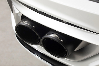 EIGHT STAR LEXUS LX570 Duel twin Round Muffler (Full Kit)