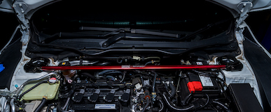 REAL SPORTS X TANABE 3D TOWER BAR FOR CIVIC / FK7 FRONT