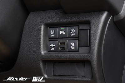 Revier  Toyota Lexus General Purpose Extended USB Port 2 Port Specification 22.5mm x 22.5mm Size - Switch Hole Cap and Replacement - 80 Series Harrier / 50 Series RAV4/70 Series Camry/Rocky/Rise, etc.