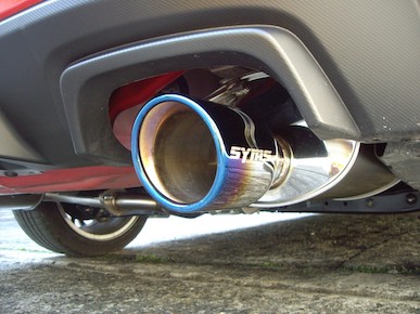 SYMS WRX STI VAB EX Chamber and Muffler SET