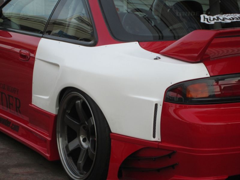 Car Modify Wonder GLARE エアロ GT・リア ワイドフェンダー 50mm S14 シルビア 後期