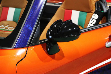 Take Off CROSS Vortex Side Mirror Cover FOR COPEN L880K / LA400K / LA400A