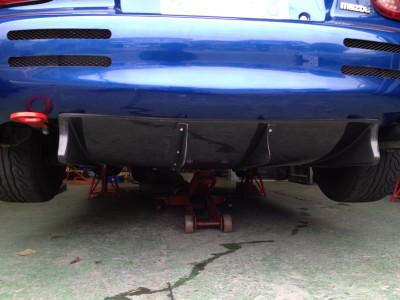 Jet Stream NB Roadster Rear under diffuser