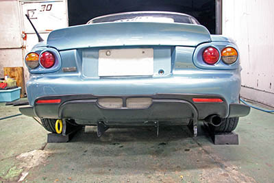 Jet Stream NB Roadster Rear bumper top diffuser