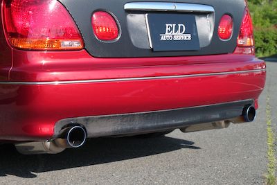 ELD Auto Service TOYOTA 16 Aristo rear under panel FRP (white gel)