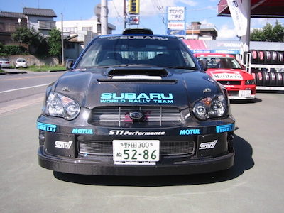 [Repair parts/single item] '04 type WR wide front bumper for GD type teardrop wide body kit made of carbon