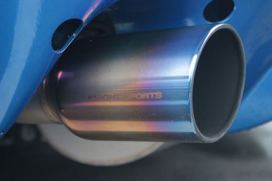 KNIGHT SPORTS LEGAL SPORTS MUFFLER, TITANIUM for RX-8 (SE3P)