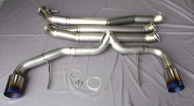 Garage Mak Revolution GT-R R35 Full Titanium Exhaust Muffler