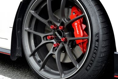 KICS LEGGDURA RACING SHELL TYPE LOCK + NUT SET