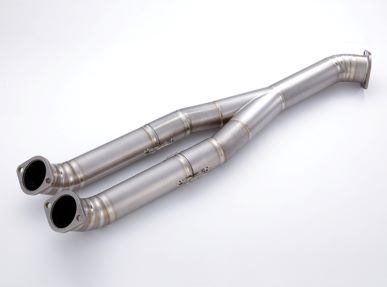 RH9 R35 Φ90 Genuine Muffler Compatible Titanium Y-Shaped Pipe