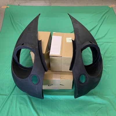 FireSports SUBARU 360 LEFT AND RIGHT FENDER SET FRP