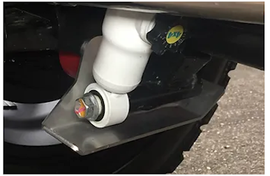 High Bridge First JB64 / JB74 Rear Shock Absorber Under Guard