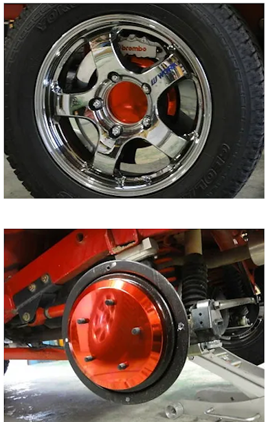 High Bridge First JB64 / JB74 Rear Brake Drum Center Cover