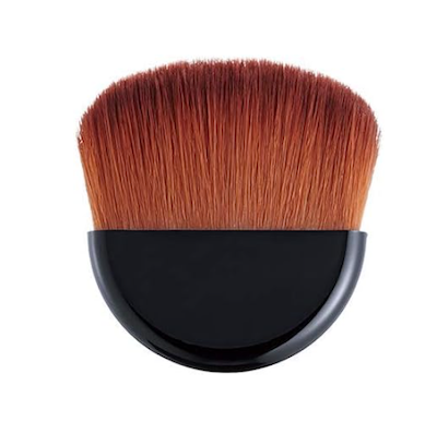 ETVOS Shell Brush, Thin Makeup Brush, Skin Friendly, Made of Premium Taklon, Portable, Travel, 2.0 inches (5.2 cm)