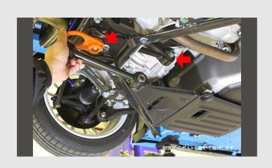 Spiegel Engine Torque Rod Black For Honda S660 JW5