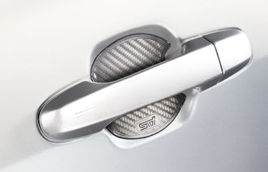 STI Door Handle Protector Silver For WRX STI VA