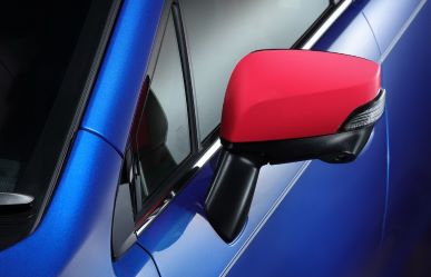 STI Door Mirror Cover (cherry red) RH / LH For WRX STI VA