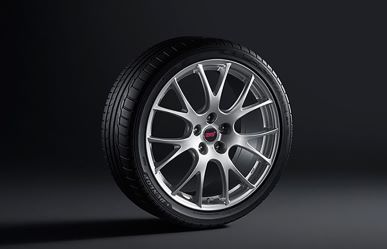 STI Wheelset 1 PC 19 inches (BBS) (light silver / black)