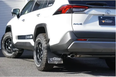 ROAD HOUSE  RAV4 (50 series) KADDIS RAV4 EXCLUSIVE  MUD FLAP BLACK
