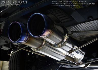 J'S RACING FK7 SUS Exhaust Plus Legal Dual 60RS