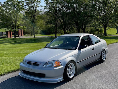 Blow Design Front Lip Spoiler For EK CIVIC