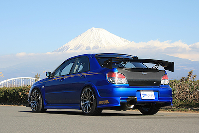 Do Luck IMPREZA GD series-F/G type Genuine over fender compatible Rear half spoiler (F type only)