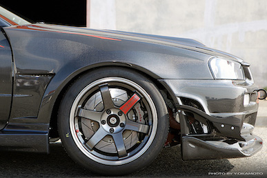 Auto Select Carbon Wide Fender R34 GT-R