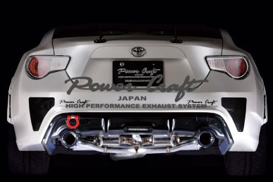 Power Craft SUBARU BRZ Hybrid Exhaust Muffler System