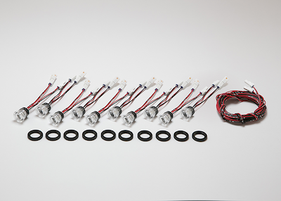 Bless 80 series Harrier Front Half Spoiler Ver.2 With LED Light