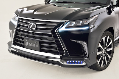 DOUBLE EIGHT LEXUS LX570 Half Type Front Half Spoiler