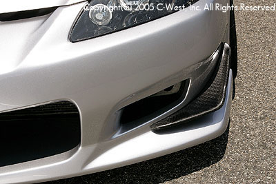 C-West Honda INTEGRA DC5 Front Canard Type II (for both front and rear)
