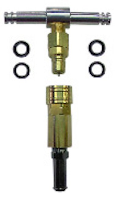 Metal T-joint one-touch coupler type