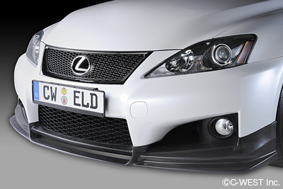C-West Lexus [ELD] IS F USE20 Front Half Spoiler