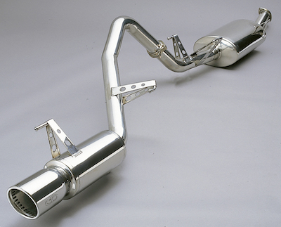 GANADOR 4WD Vertex Land Cruiser 100 Muffler